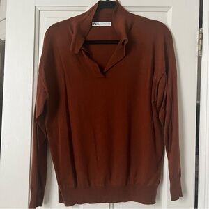 Zara Rust Sweater